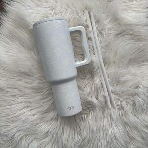 simple modern Halloween Cute Ghosts 40oz trek tumbler